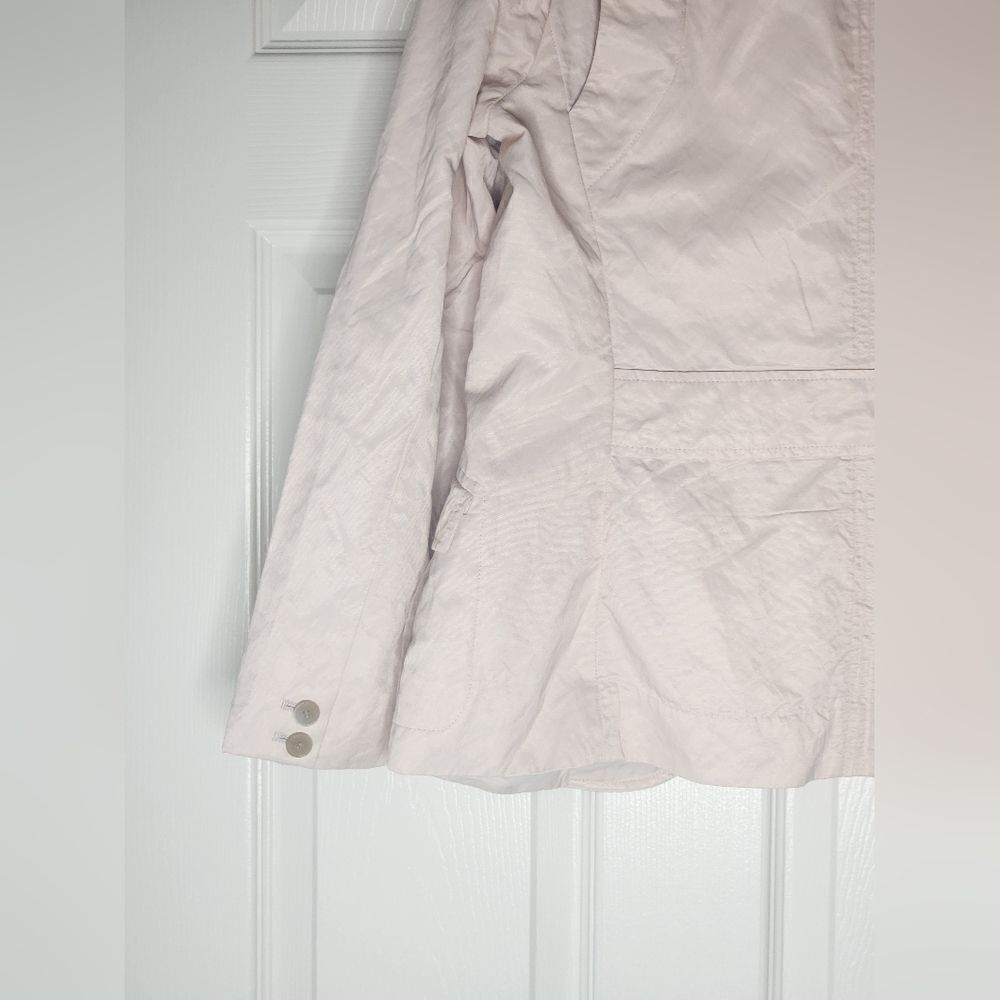 Talbots Kate Fit 12 Dusty Pink Pockets Part Lined 3 Buttons Women Blazer Jacket - Picture 11 of 12